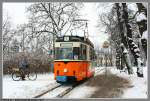 Am 08.01.10 konnte ich Wagen 38 der Naumburger Ringtram an ...