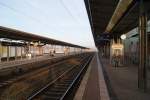 HBF Naumburg(Saale),Blick vom Bahnsteig ...  Mario Schneider 27.11.2010