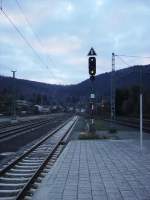Ein Lichtsignal in Neckargem�nd ...  Daniel Oster 22.01.2011