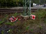 Absperrtafeln Salat in Neckargem�nd ...  Daniel Oster 08.10.2011