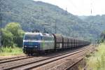481 004-0 mit dem NIAG Zug in Winningen am 02.07.09 ...