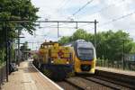 Diesellok 303002 Strukton und triebzug 8638 (VIRM-1),Arnhem Velperpoort 12-09-12