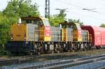 Die 6466 & 6469 der Railion NL ziehen einen Gz durch Duisburg Neudorf am 20.05.2010