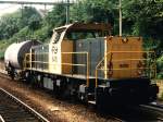 6415 mit bergabegterzug 55504 Tiel-Arnhem auf Bahnhof Arnhem am 26-6-1996.