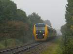 In Doetinchem (NL) fhrt ein von Syntus betriebener VT vom Typ DM90  als Nahverkehrszug von Winterswijk nach Arnhem.