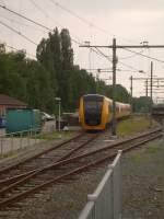 Hier eine Doppeltraktion DM 90 abgestellt im Bahnhof von Enschede.