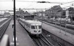 Blick vom Stellwerk auf NS 179 als Zug 3741 von Maastricht nach Aachen Hbf.