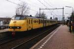 DE3 138 und 147 mit Regionalzug 7751 Arnhem-Winterswijk am Bahnhof Duiven am 25-11-1992.