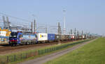 SBB Cargo 193 525 Holland Piercer mit dem GTS-Zug für das letzte Stück zum Botlek, Rotterdam 19. September 2020. 