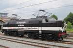EETC 1252 lauft am 4 Juli 2014 um in 's Hertogenbosch. Sie tragt ein Märklinwerbung mit Glückwünsch für die 175 Jahren Eisenbahnen in die Niederlände.