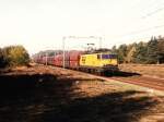 1309 mit extra Erzzug zwischen Amsterdam-Westhaven und Deutschland bei Ginkel am 24-10-1996.