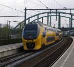Ein IRM doppelstockzug (NS 8400) fhrt als Intercity Haarlem Maastricht durch Beek-Elsloo.