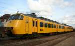 Ausrangierter Triebzug der NS PanY BK2 2032 bei einer bergabefahrt am 24.6.2008 in Padborg.