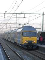 NS DD-AR regionalzug nach Zwolle am 18/03/09 bei einen kurzen Halt im Bahnhof 't Harde.
 