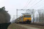 DD-AR 7848 mit Regionalzug 9637 Nijmegen-Deurne bei Vlierden am 1-4-2013.