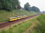 NS 165 als Zug 32012 (Bad Bentheim - Hengelo; Dienstzug für Personal) bei Oldenzaal, 14.08.1991, 14.08u. Scanbild 95702, Kodak Ektacolor Gold.