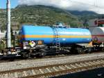 NL - Güterwagen vom Typ Zagns 37 84 780 9 395-8 abgestellt im Bahnhof Visp am 22.09.2014