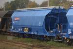 Blaue Tgds eingestellt von der NACCO bei der Niederländischen Staatsbahn, aufgenommen in ZARY , Polen.
