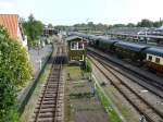 Hoorn Tramstation am 7.9.2014, Gesamtansicht  - unterwegs mit der Museum Stoomtram von Dorf zu Dorf durch das westfriesische Flachland von Medemblick nach Hoorn