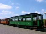 historischer Stoomtramwagen 3. Klasse: Personenrijtuig NTM C205, Baujahr 1916 durch Werkspoor fr Nederlandse Tramweg Mij. (NTM)(26.07.2002)