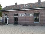Bahnhofsgebäude Opperdoes am 7.9.20142014 - unterwegs mit der Museum Stoomtram von Dorf zu Dorf durch das westfriesische Flachland von Medemblick nach Hoorn
