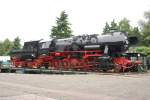 VSM (Veluwsche Stoomtrein Maatschappij) 52 8053 abgestelt auf die Drehscheibe, depot Beekbergen/Lieren am 08/08/09.