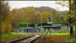 Das Anschlussgleis zur Müllverbrennungsanlage bei Eygelshoven(NL) unweit zur deutschen Grenze.