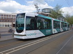 Straßenbahn der Linie 12 in Rotterdam-Schiedam, Holland (11.05.2016)