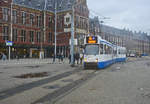 GVB 829 am Centraal Station in Amsterdam.