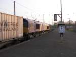 Nachschuss auf die 6603 (Class66) der ERS Railways in Wanne-Eickel HBf.