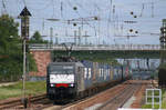 ERS Railways 189 286 am 17. Juli 2012 im Bahnhof Graben-Neudorf.