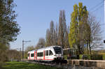 Veolia-Triebzug 7502  Jo Coenen  als Zug 32049 von Maastricht Randwyck nach Kerkrade Centrum.