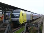 ER20-011 steht bereit mit dem NOB 80523 nach Hamburg-Altona; Westerland(SYLT), ...