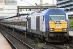 Die DE2000-02 der NOB steht mit einem zug nach Westerland ...