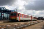 norddeutsche-eisenbahngesellschaft-niebull-neg Der VT71 A/B im Bf Dageb�ll Mole. (23.04.2010)