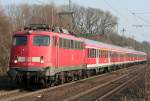 Die Stuttgarter 110 425-6 ...  Eric Otten 29.03.2011