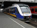 nordwestbahn-nwb RE10 von Kleve nach D�sseldorf Hbf kurz nach der Ankunft im Bahnhof D�sseldorf.(12.02.10)