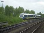 nordwestbahn-nwb Einfahrene NordWestBahn nach Wilhelmshaven am 01.05.2010                  Kommetare Erw�nscht  