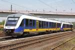 nordwestbahn-nwb RE 10 Umleiter:NWB VT 553 am 6.6.10 in Ratingen-Lintorf