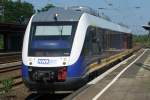 nordwestbahn-nwb VT 566 im Bahnhof Herne 23.6.2010