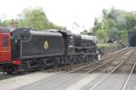 Eine sehr gepflegte Class 5 der NYMR verl�sst den Bahnhof ...