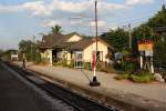 northern-line-ban-phachi---chiang-mai Kreuzungs-Bahnhof Tha Chomphu im KM 691 der Strecken Bangkok-Chiang Mai am 04.J�n.2010.