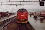 Di3 618 am 13.08.1993 im Bahnhof Trondheim
