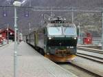 El 2231 der Flmsbanen in Flm; 27.03.2002