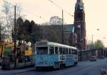 Oslo Oslo Sporveier SL 1 (Høka-Tw 212) Holtegata am 7. Mai 1971. - Scan eines Diapositivs. Kamera: Minolta SRT-101.