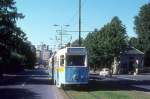 Oslo Oslo Sporveier SL 11 (Tw 227) Kirkeveien / Frognerpark am 25. August 1973.