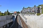 OSLO (Provinz Oslo), 08.09.2016, Bahnhof Holmenkollen der T-Bane (so wird die Metro bzw. die U-Bahn in Oslo genannt)