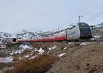 Eine der schönsten Bahnstrecken der Welt ist die Bergenbahn von Oslo nach Bergen mit fahrt über die Hochebenen des Hardangervidda und des Hallingskarvet Nationalparks auf über 1200 m