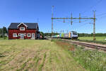 Dem NRE folgt im vormittäglichen Bündel an Nordfahrern der zweite der beiden Arctic-Rail-Express mit der Zugnummer 41908.