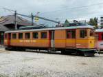 NStCM Chemin de fer Nyon-Saint Cergue-Morez NStCM - Triebwagen BDe 4/4 221 im Depotareal von Nyon am 19.05.2010
